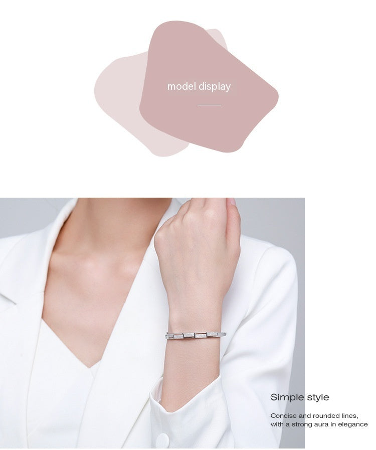 Bracelet en argent Sterling S925 pour femmes, Style japonais et coréen, Simple, luxe, ciel étoilé