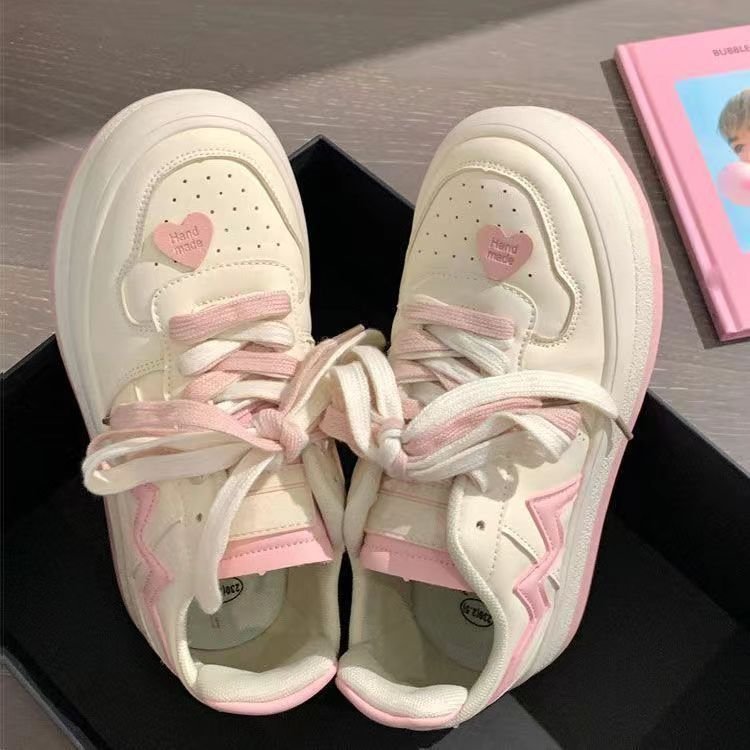 Zapatos de tabla con cordones planos de goma con boca profunda y cabeza redonda de corte bajo