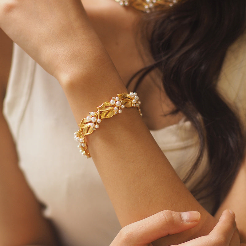 Bracelet français en perles de la série Jin Gui