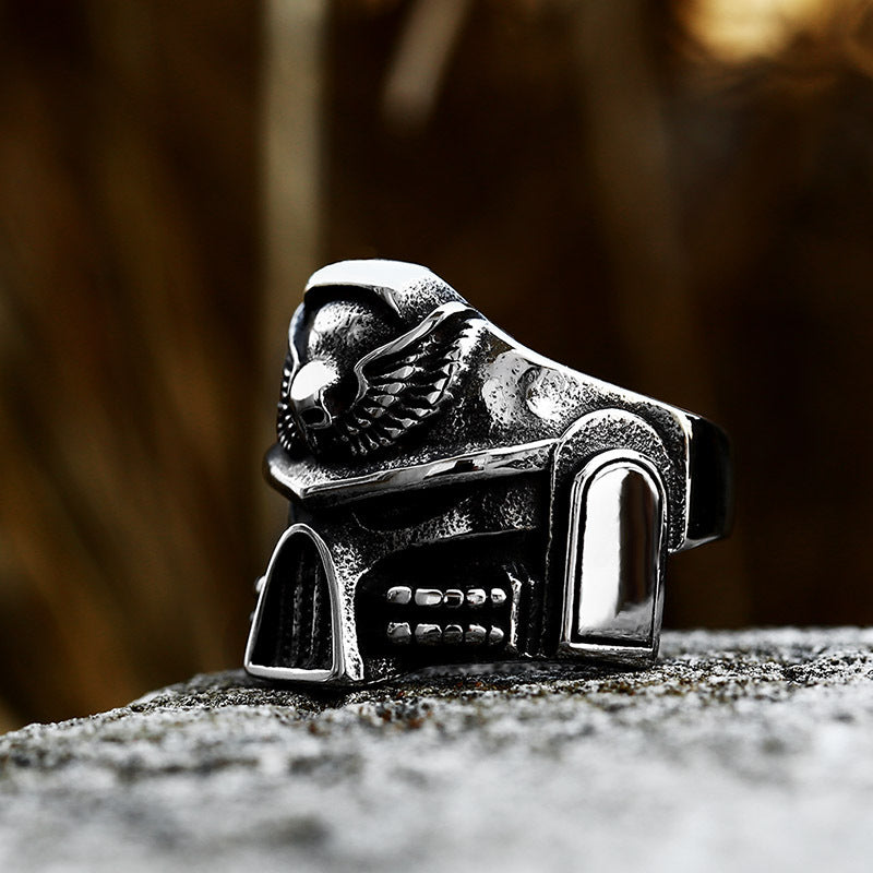 Stainless Steel Animal Skull Ring