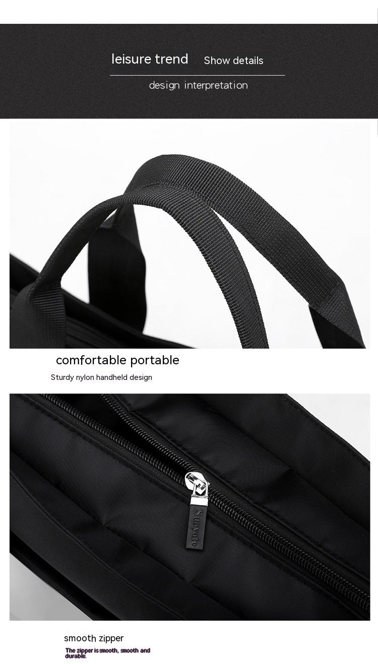 Bolso de hombro portátil para niña, bolso para computadora de nicho de alta calidad