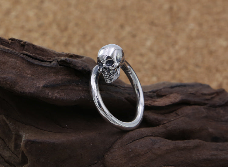 S925 Sterling Silver Ring Vintage Thai Silver Ornament Korean Style