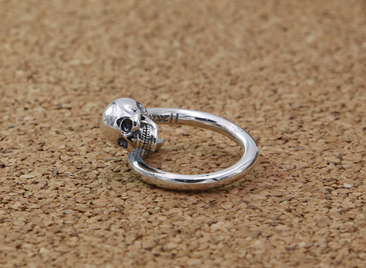 S925 Sterling Silver Ring Vintage Thai Silver Ornament Korean Style