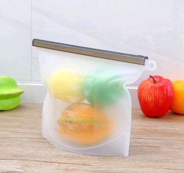 Sac de conservation en Silicone, sac scellé sous vide, sac de conservation des aliments, sac de conservation des aliments et des fruits au réfrigérateur