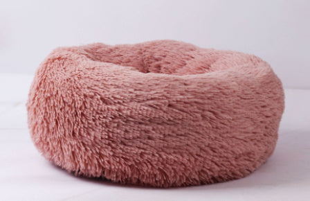 Lits pour chiens et petits chiens, litière ronde en peluche pour chat, chenil, tapis de nid pour animaux de compagnie, lits pour chiots