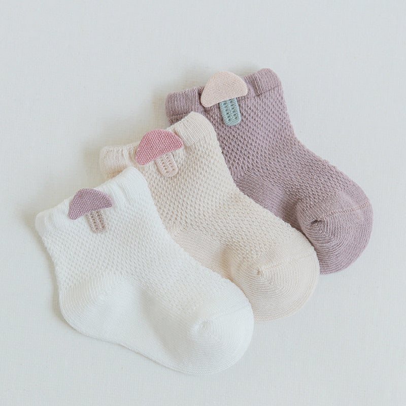 Calcetines Cosas Bebé Malla Recién Nacido calcetines de verano recién nacido Malla Confort