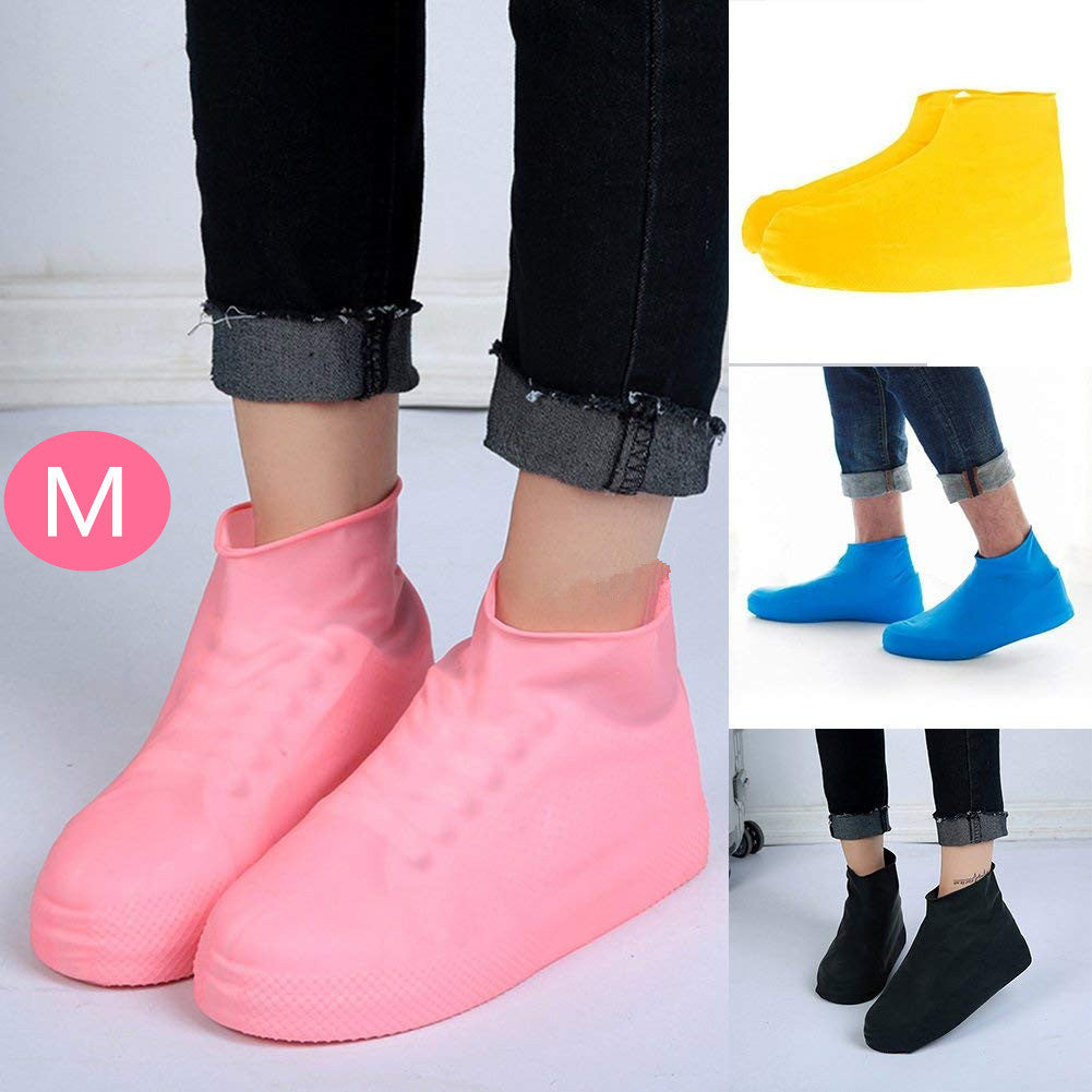 Bottes de pluie en silicone faciles à transporter pour hommes et femmes