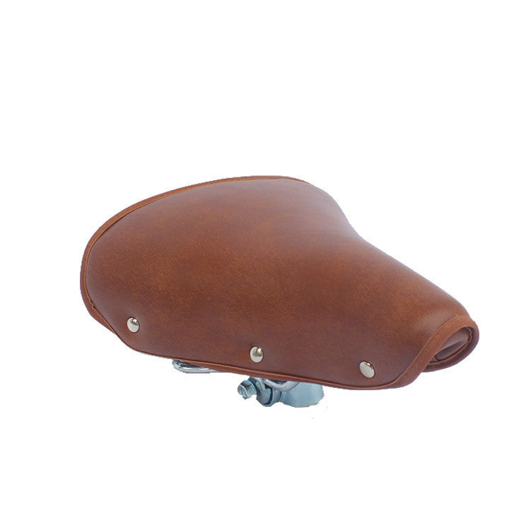 Cojín de cuero PU para asiento de bicicleta retro
