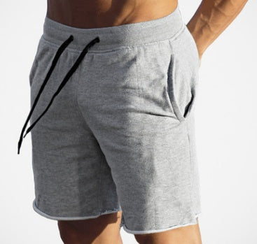 Short d'entraînement en coton pour hommes