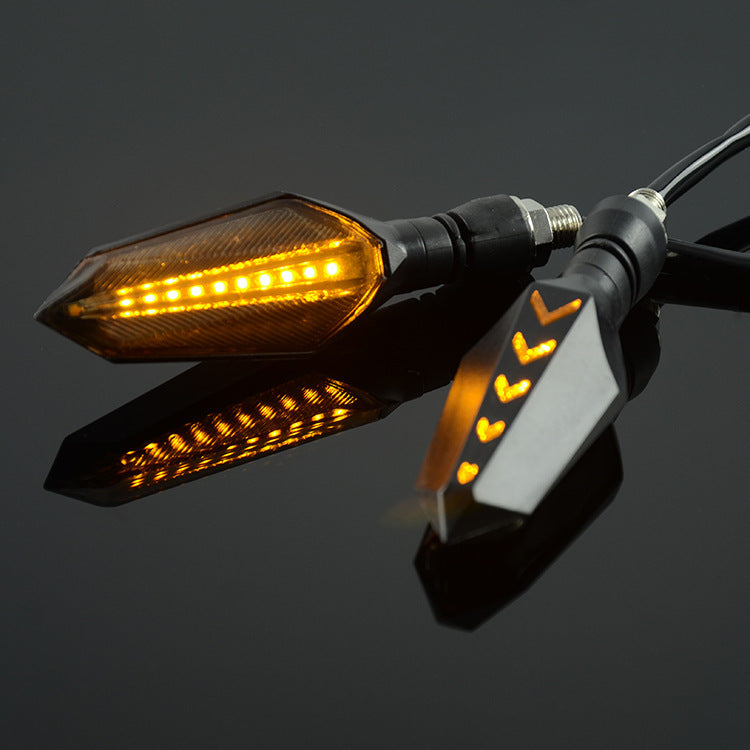 Señal de giro de motocicleta con luz diurna LED