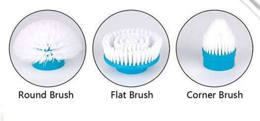 Brosse de nettoyage électrique rechargeable rétractable