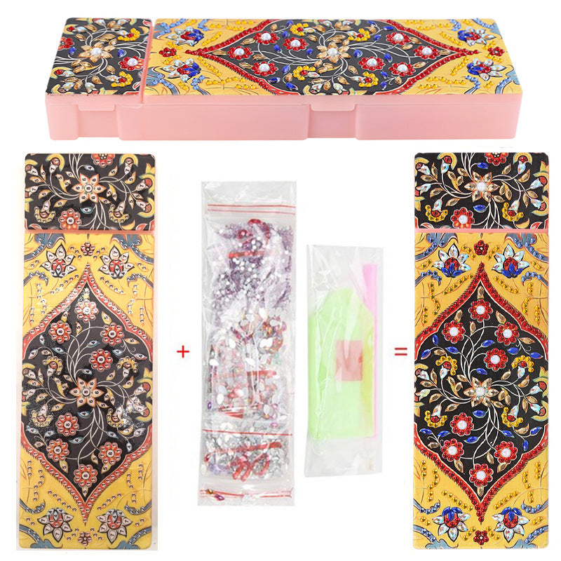 Personalized Creative Diamond Drawing Pencil Case