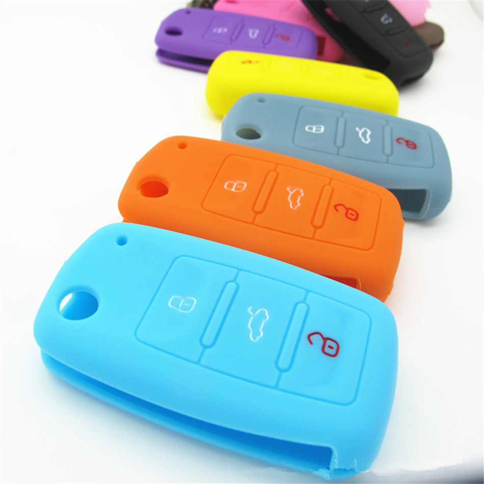Étui en silicone pour clé de voiture