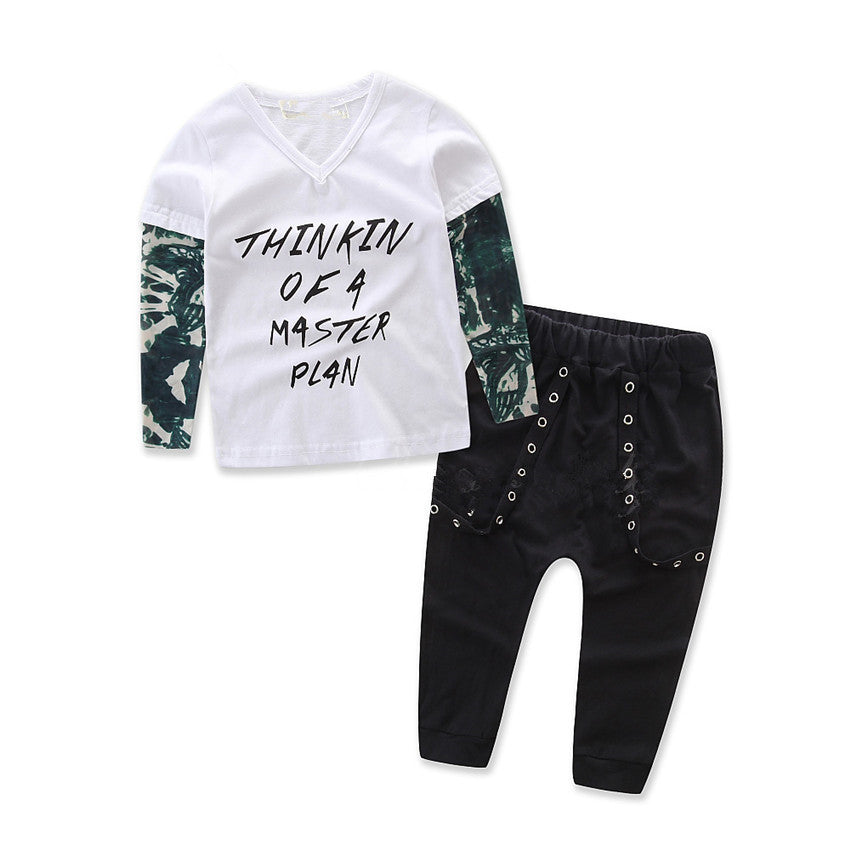 Ropa infantil niño malla verde
