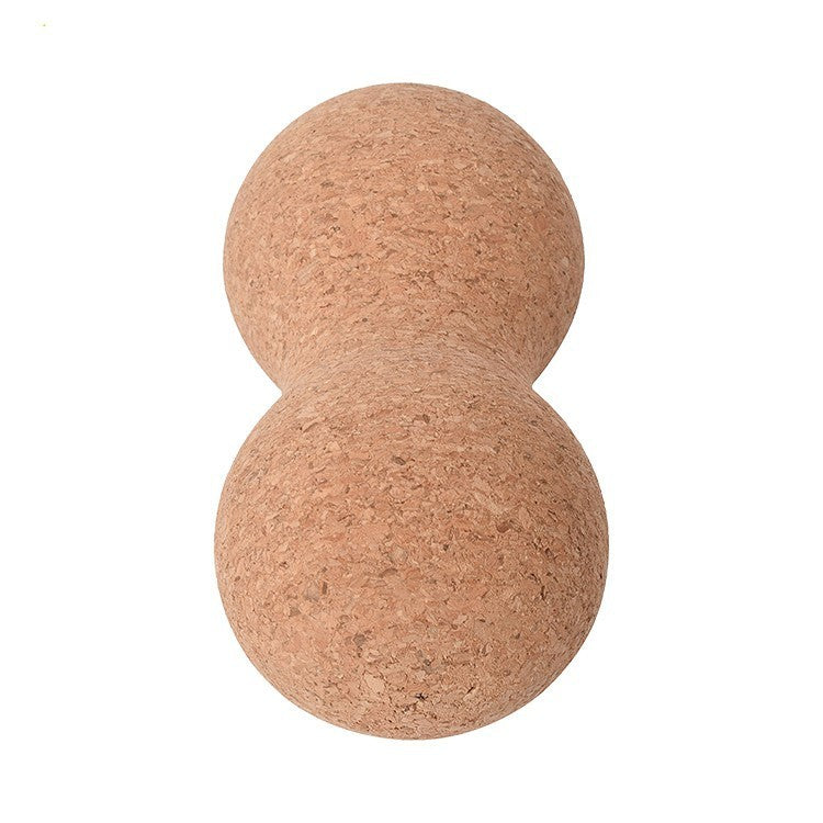 Pilar de yoga con bola de maní de corcho