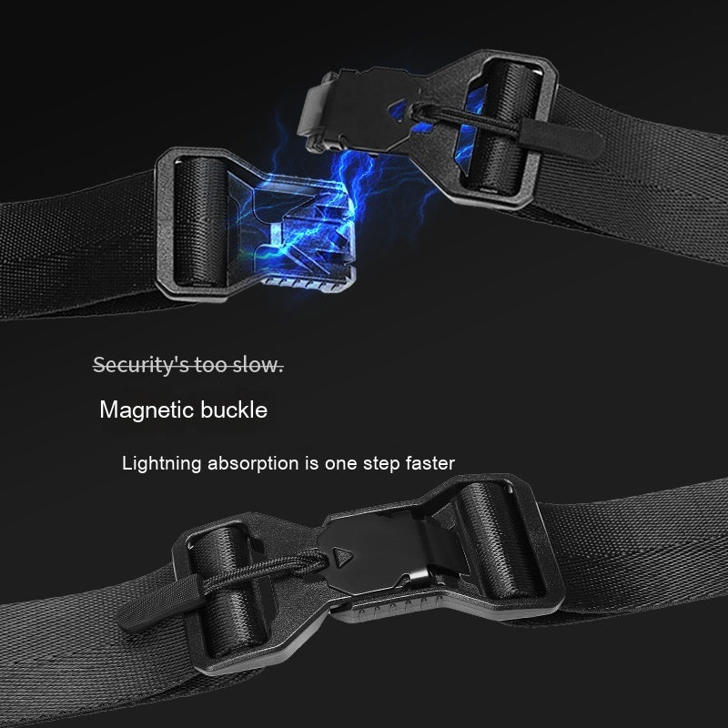 Bolso bandolera informal de moda de gran capacidad con hombro para hombre