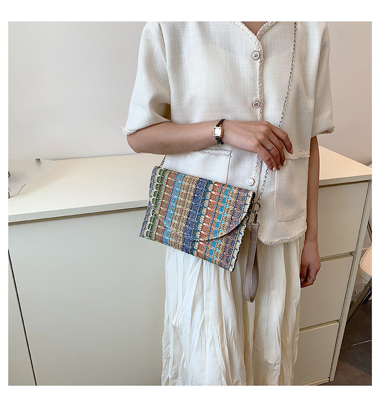 Casual Ethnic Style Woven Bag Women