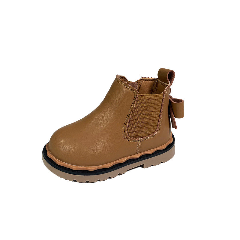 Bottes Martin Smoke Tube à nœud papillon pour filles