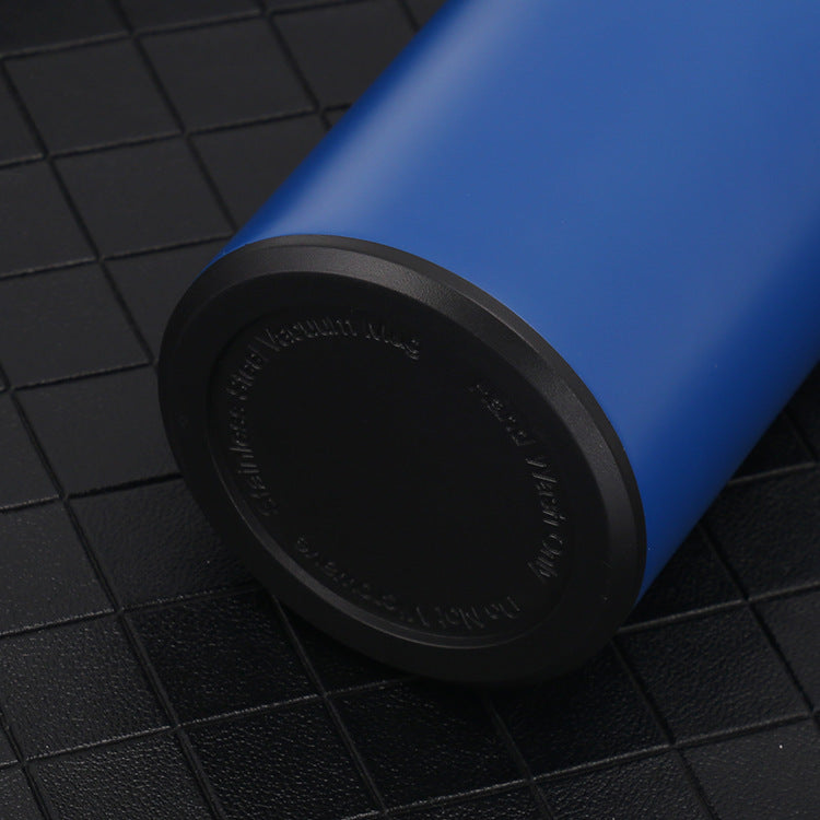 Botella de agua inteligente de 500ML, frascos de vacío de acero inoxidable, pantalla inteligente de temperatura, tazón taza de café