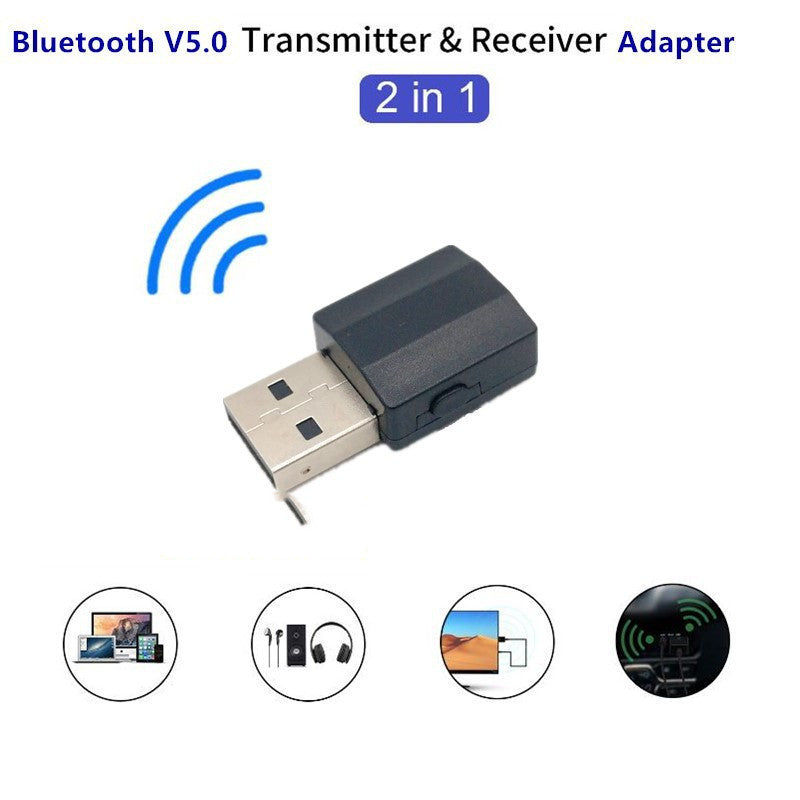 5.0USB Bluetooth Transmisor Receptor de Audio Combo BT600 Transmisor Bluetooth Receptor Bluetooth