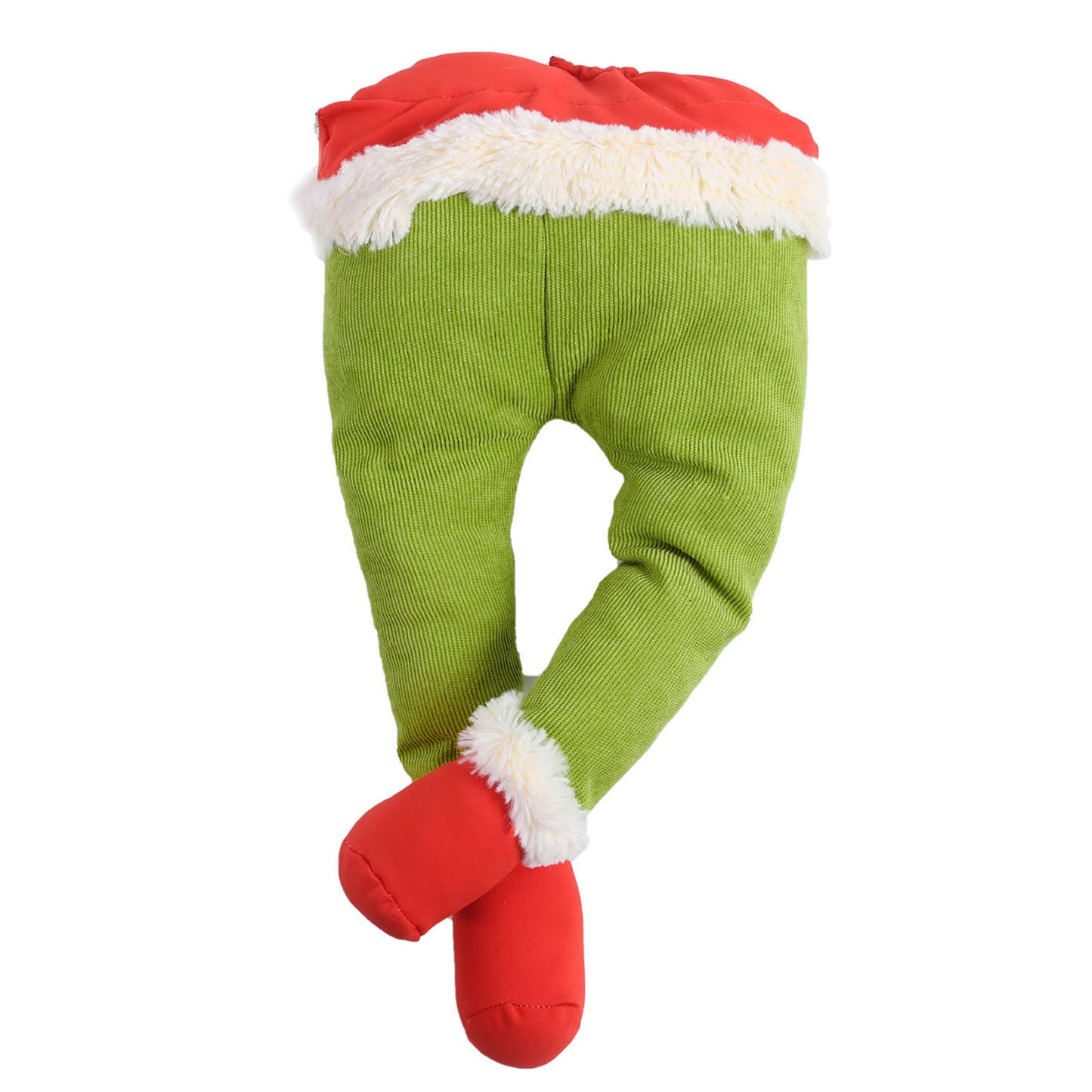 Décoration de jardin Jambes d'elfe le jour de Noël