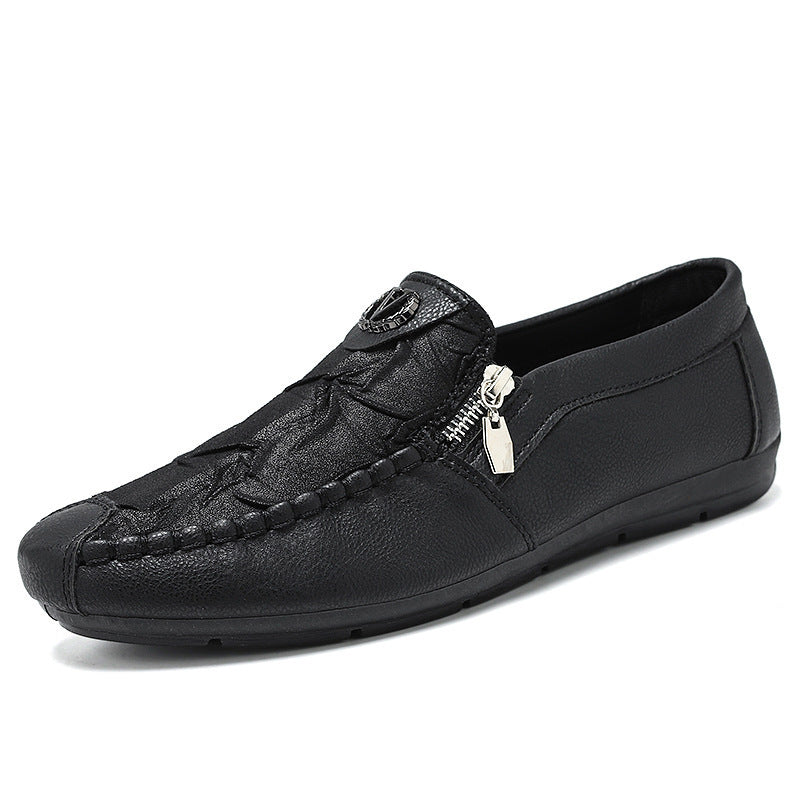 Chaussures paresseuses à enfiler quatre saisons à fond souple rétro
