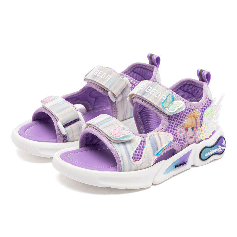 Harpy Bear – chaussures pour enfants, chaussures de princesse Sunshine, sandales pour filles, pantoufles respirantes mignonnes de dessin animé