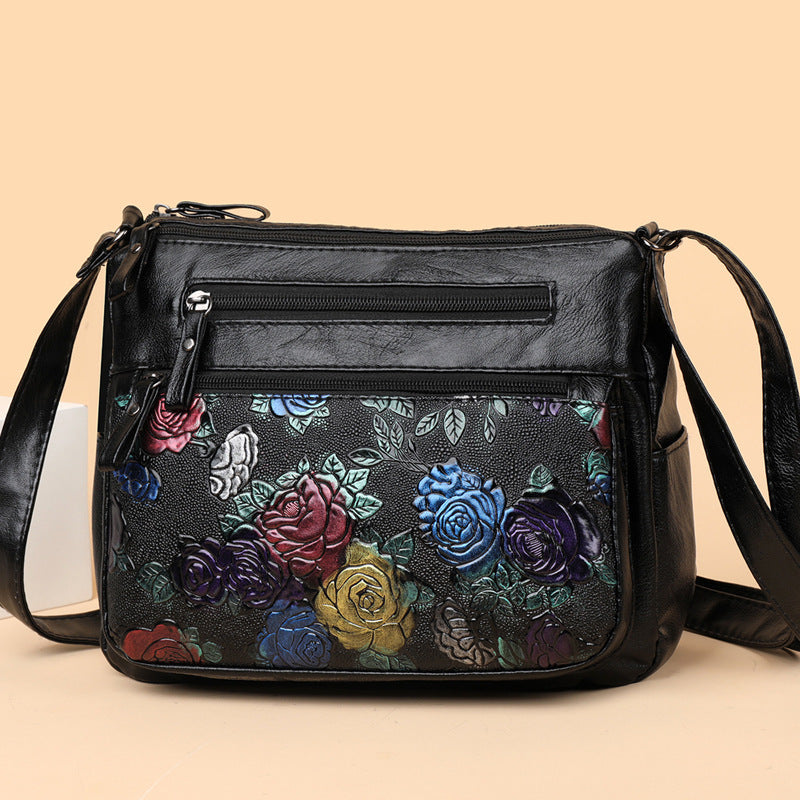 Bolso bandolera versátil de gran capacidad a la moda para mujer