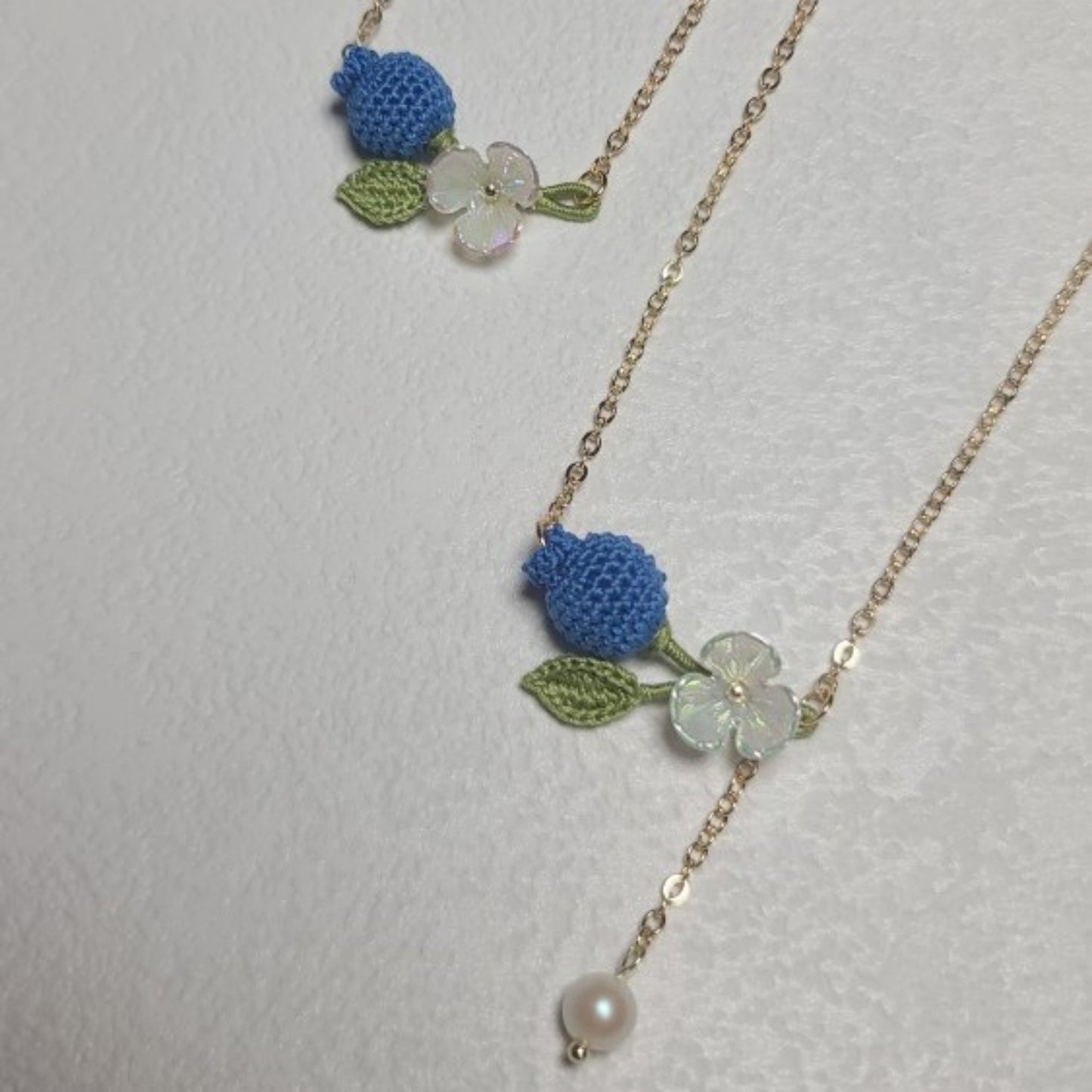 Micro Gancho Collar De Arándanos Gancho De Mano