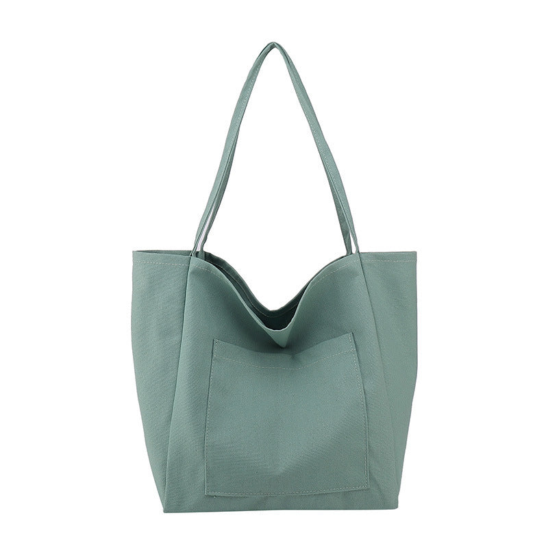 Sac en toile de grande capacité à bandoulière mode pour femmes