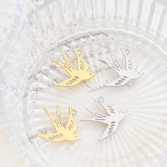 Spring Swallow Pendant DIY Handmade Bracelet Necklace Earring Accessories Material