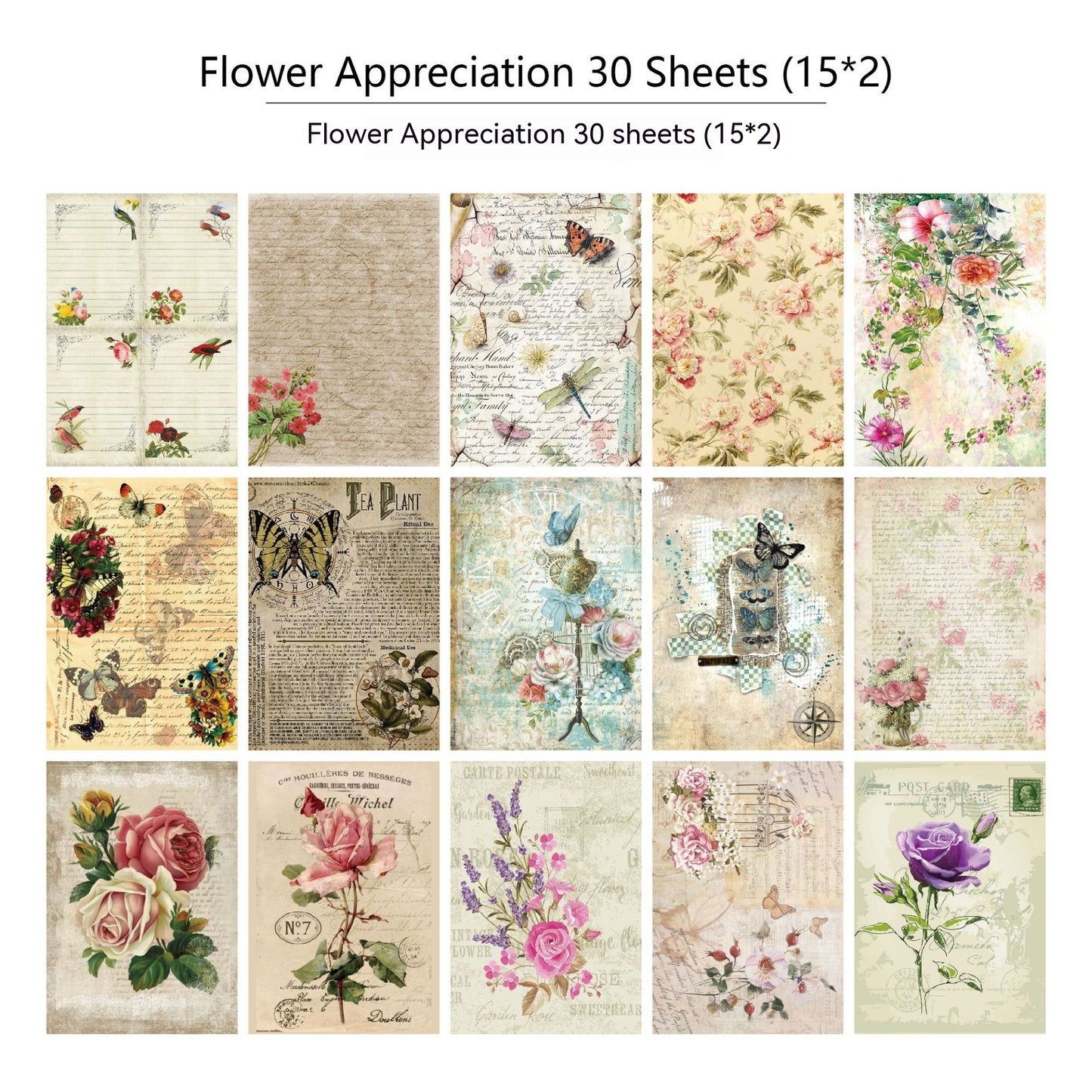 30 piezas de papel para decoración de periódicos y diarios