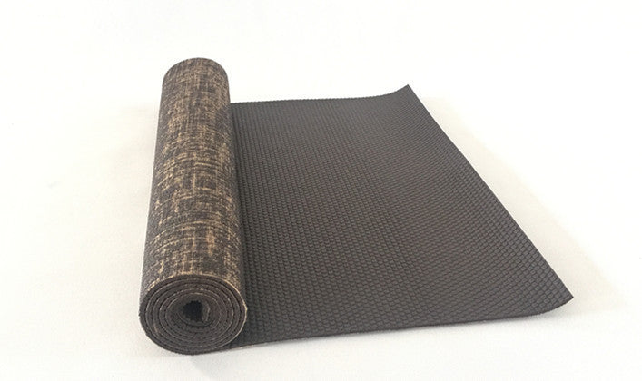 Tapis de yoga en toile de sac