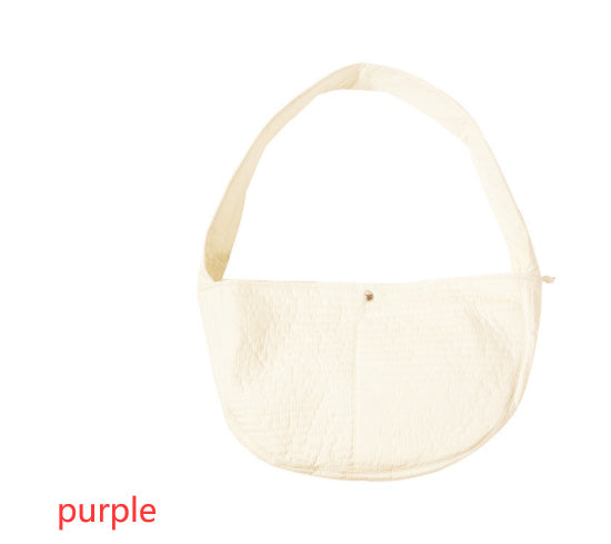Sac en toile pour animaux de compagnie à bandoulière portable pour sortir