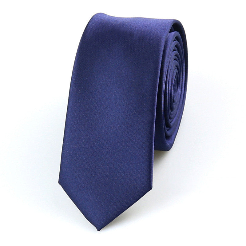 Ropa formal Estilo coreano Boda Novio Padrino Accesorios casuales Punto a rayas Retro 5 cm Corbata de mano brillante para hombres