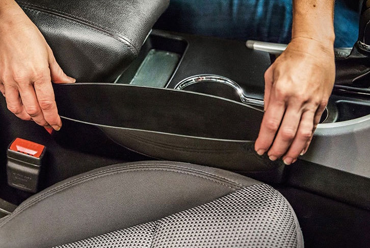 Almacenamiento de huecos de clip tridimensional para asiento de coche