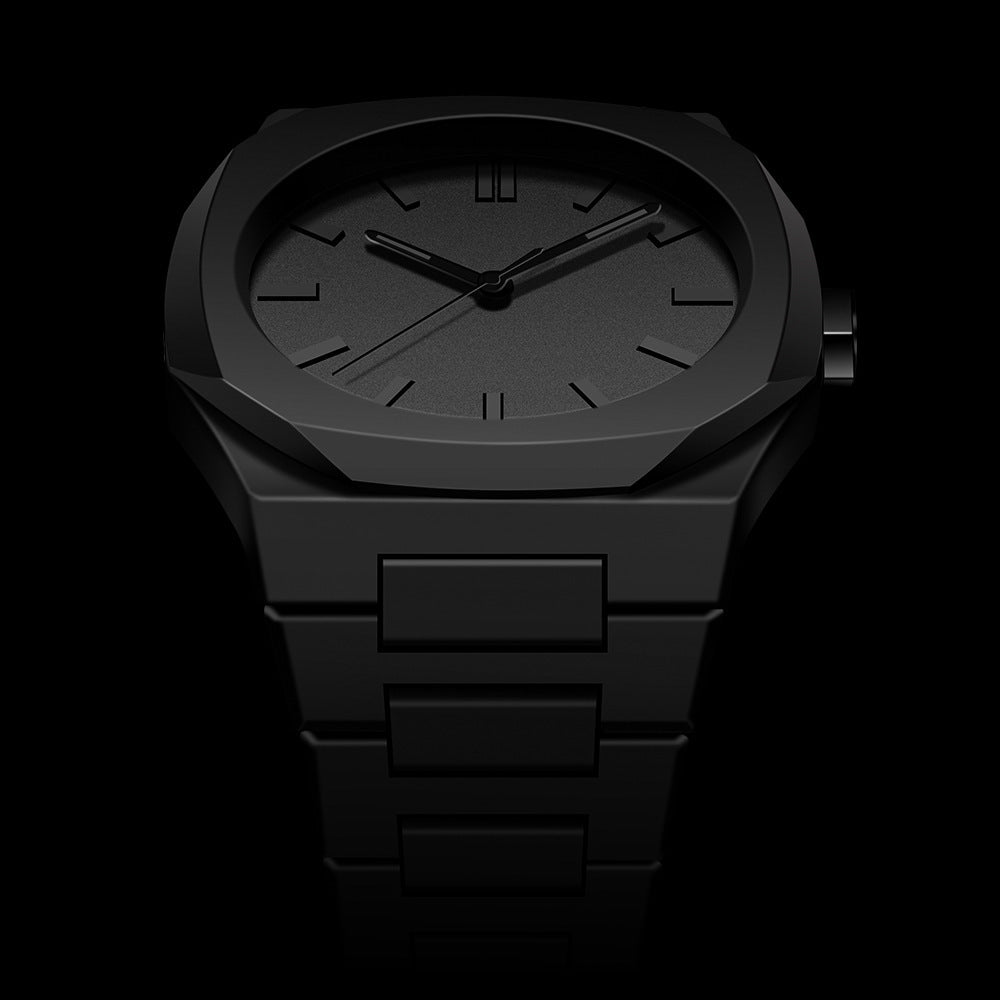 Reloj con correa de acero para hombre de alta gama simple
