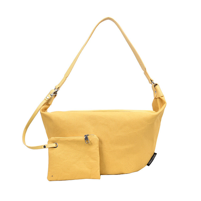 Sac à bandoulière en toile pour femmes, sacs de raviolis, sacs à bandoulière décontractés à la mode