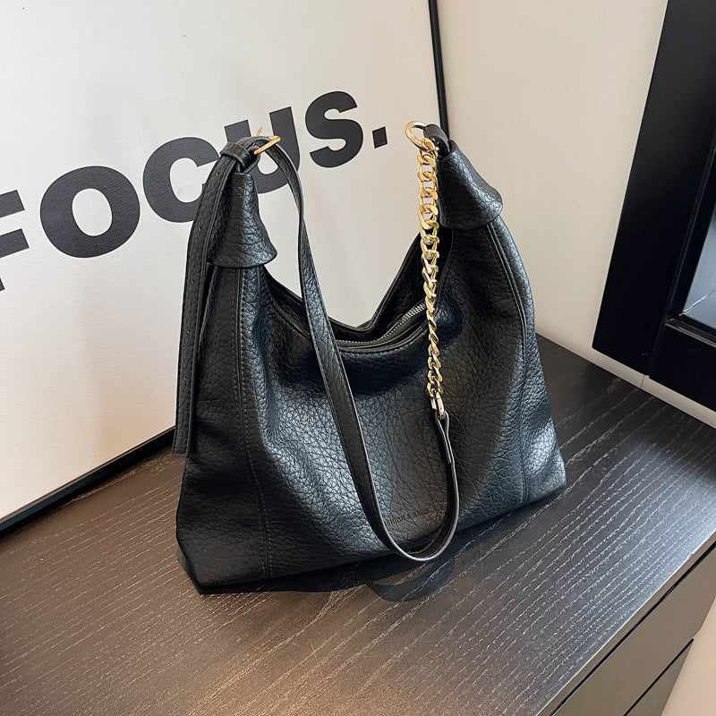 Sac fourre-tout rétro au design minoritaire, épaule sous les bras