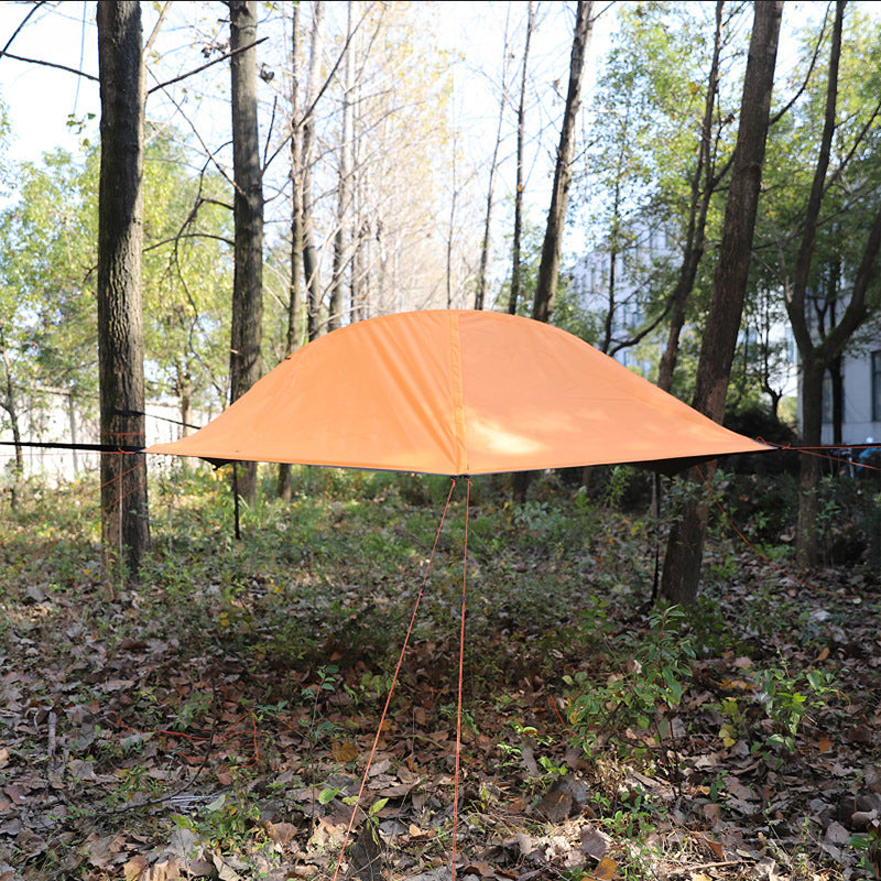 Hamaca para acampar con autoconducción, mosquitera, tienda suspendida, poste de aluminio, tienda colgante ultraligera impermeable para árbol