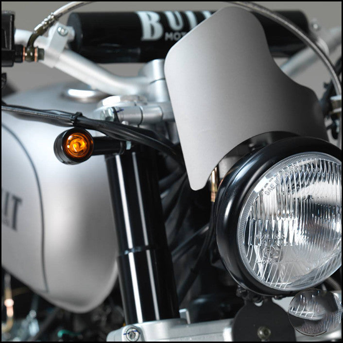 Retro motocicleta modificada LED mini luz de señal de giro luz de giro