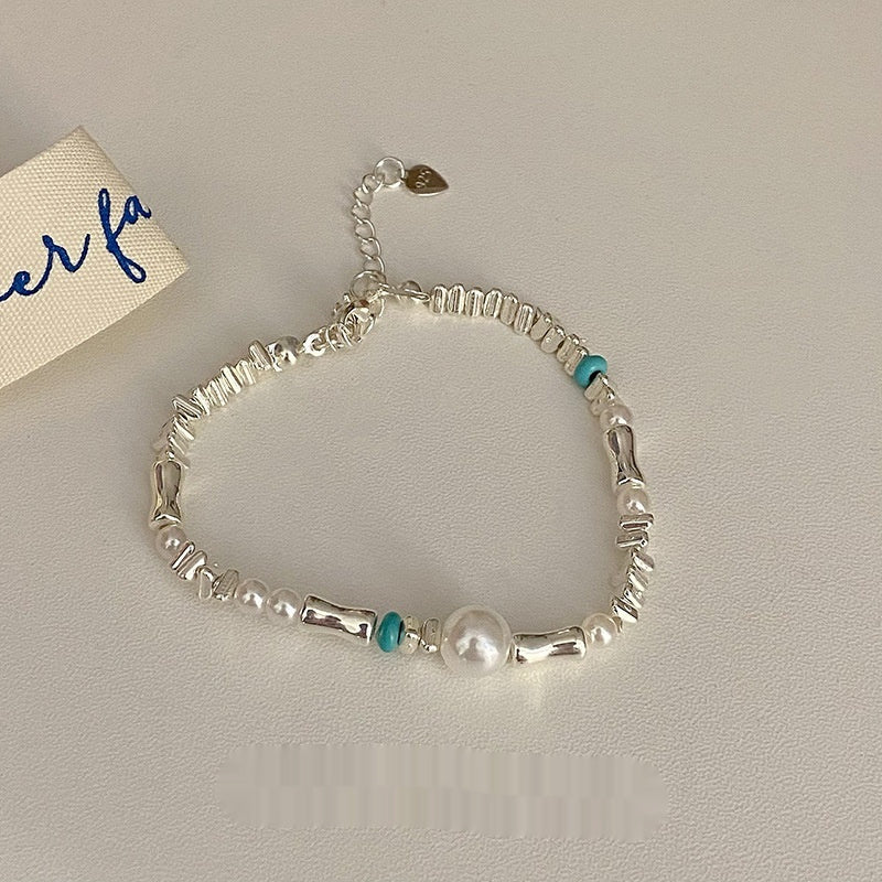 Bracelet coeur de perles de tempérament de mode pour femmes