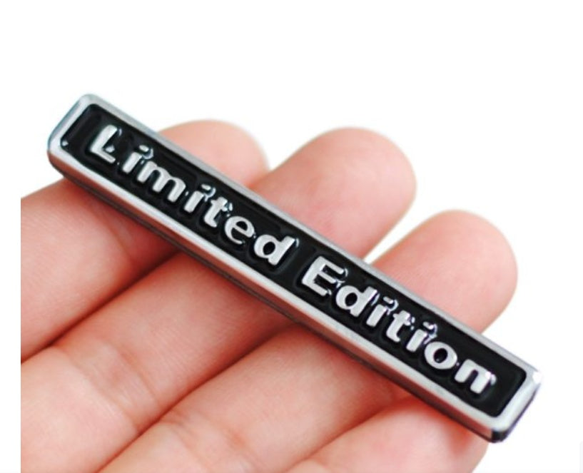 Logotipo del coche de edición limitada Marca denominativa Edición limitada