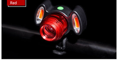 4 Modes Bike Front Lamp USB Rechargeable Bike Strong Light Waterproof Headlight Night Cycling Safty Warning Light