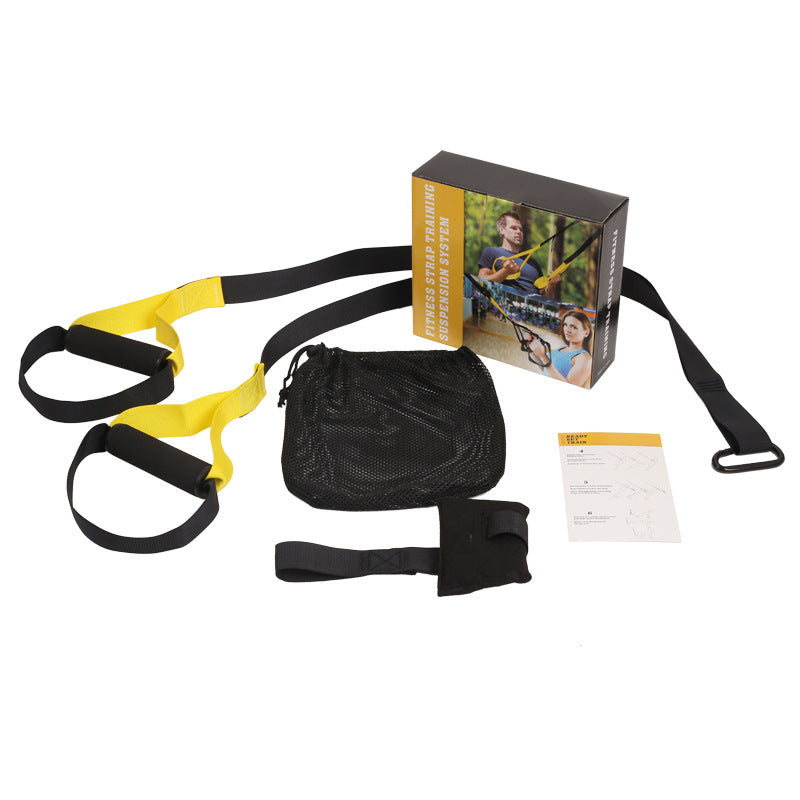 Conjunto de cinturón de entrenamiento colgante, correa de entrenamiento de suspensión, banda de resistencia, cuerda de tracción para Yoga, cinturón de entrenamiento para deportes en casa, gimnasio, conjunto de Fitness
