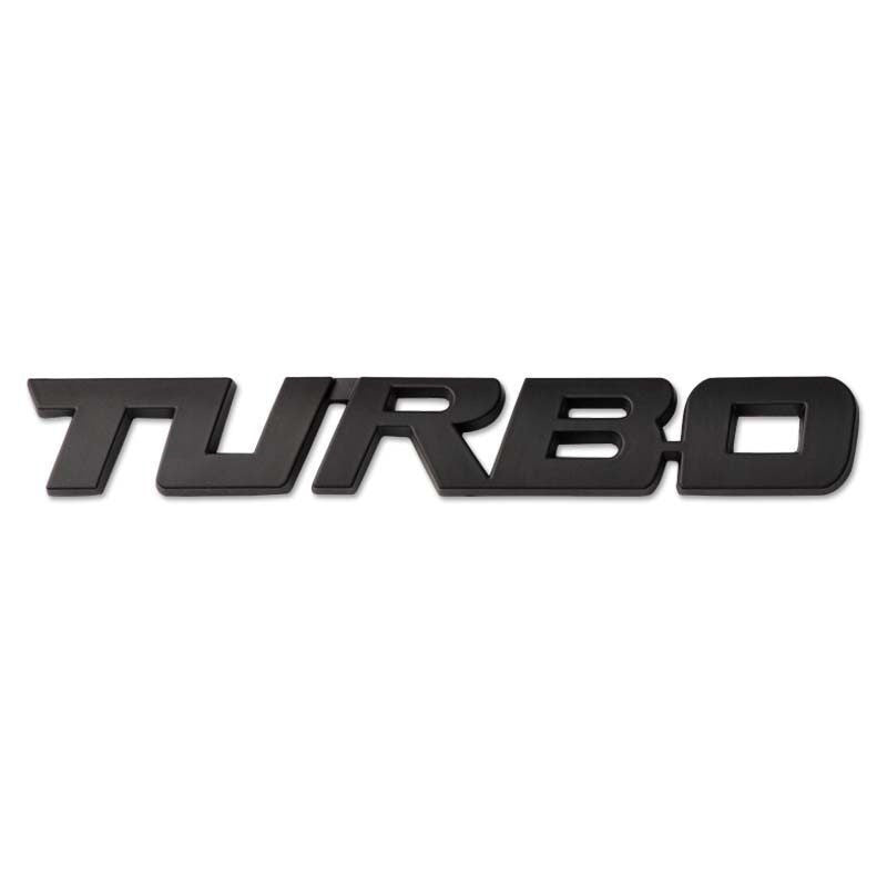 Logotipo decorativo del coche de la personalidad metálica SPORTS TURBO