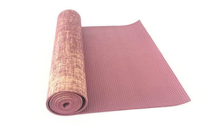 Tapis de yoga en toile de sac
