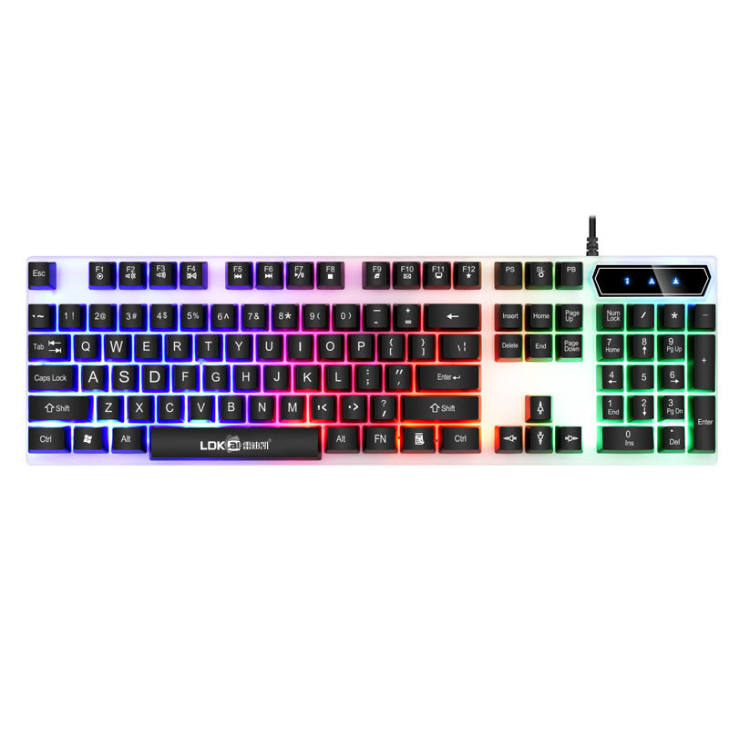 Kit de jeu lumineux clavier et souris USB