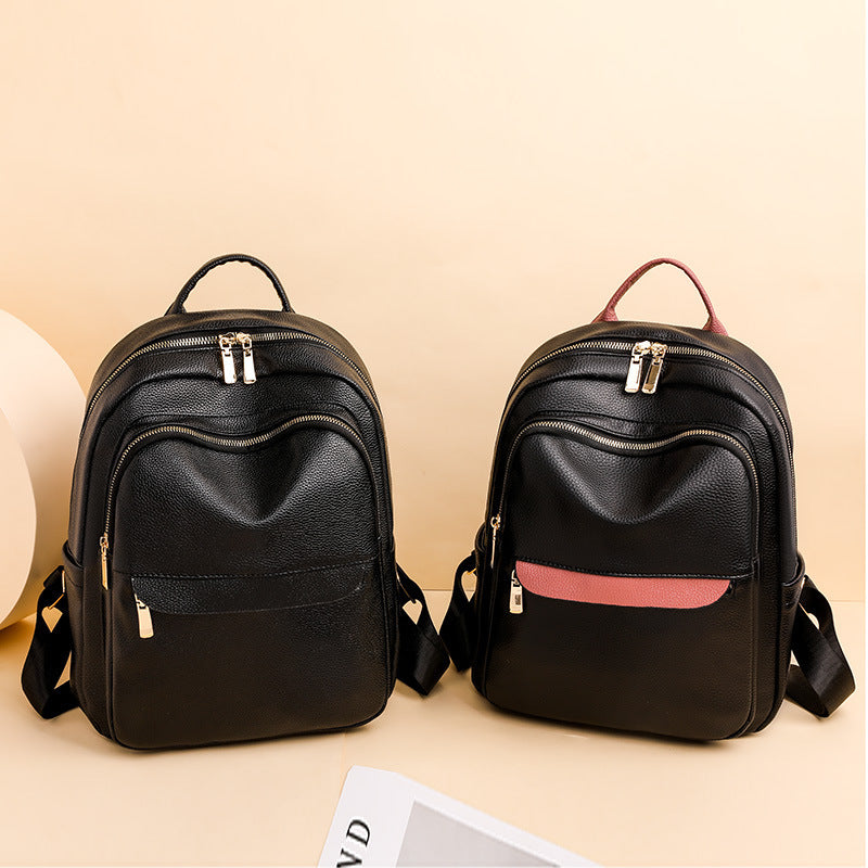 Mochila de ocio retro de estilo coreano para mujer
