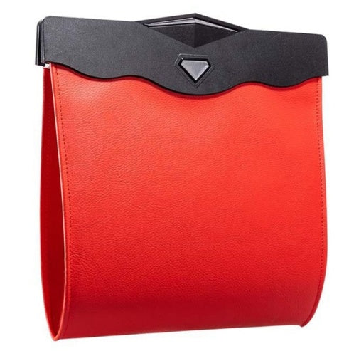 Sac de rangement suspendu pour voiture, sac poubelle à dossier de siège, sac de rangement multifonction pour poubelle de voiture, lumière LED